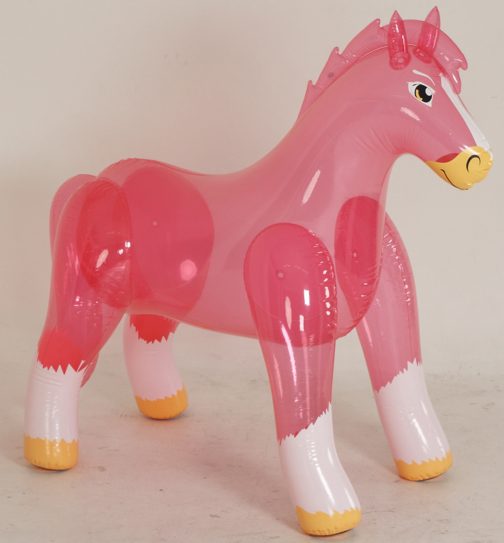 Pferd pink transparent